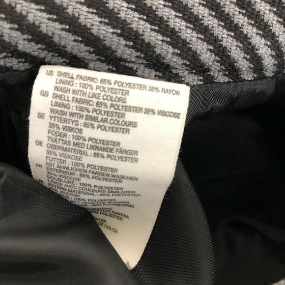 4/$45 H&M | Grey Black Herringbone Skirt | 10 - Picture 8 of 8